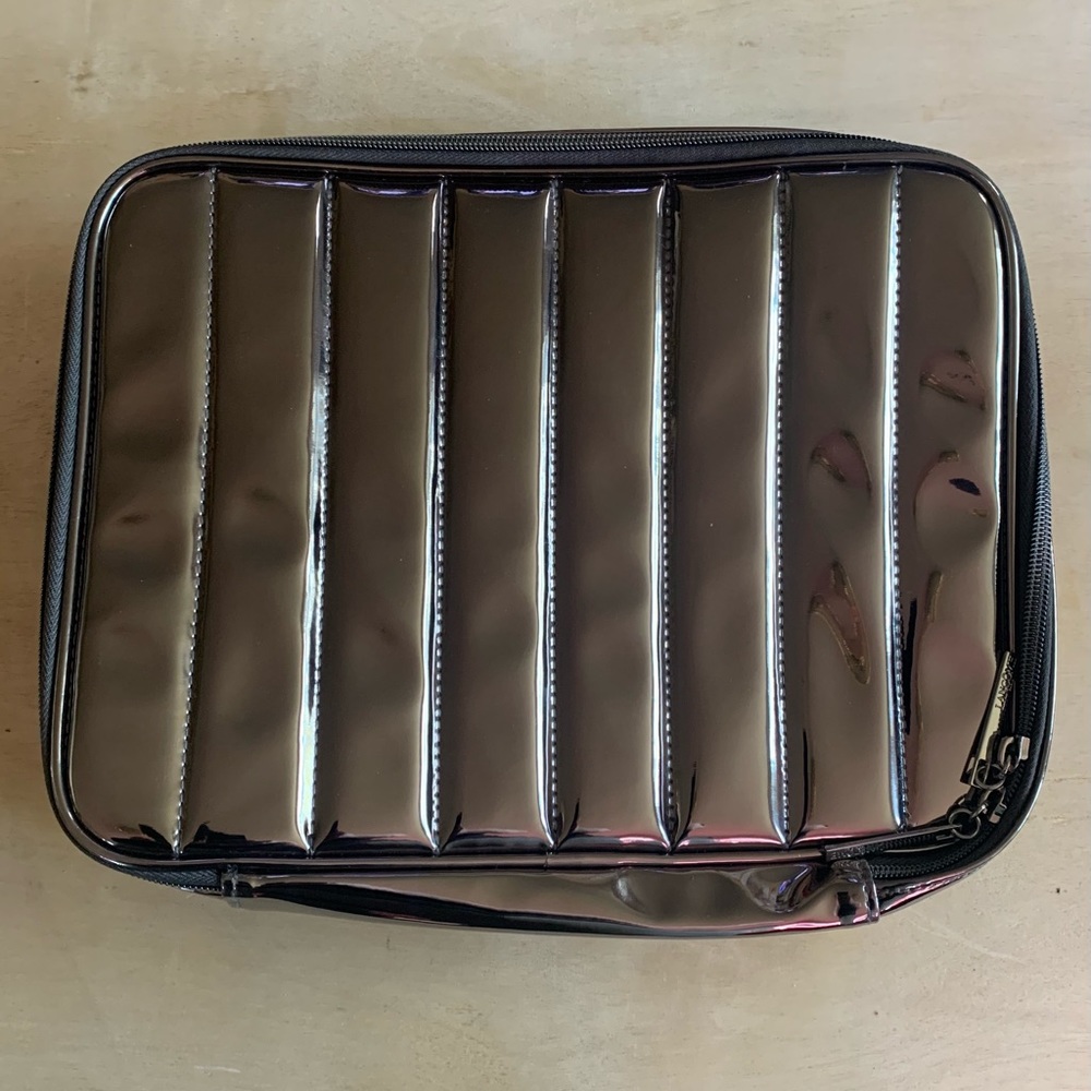 Lancôme black metallic makeup case